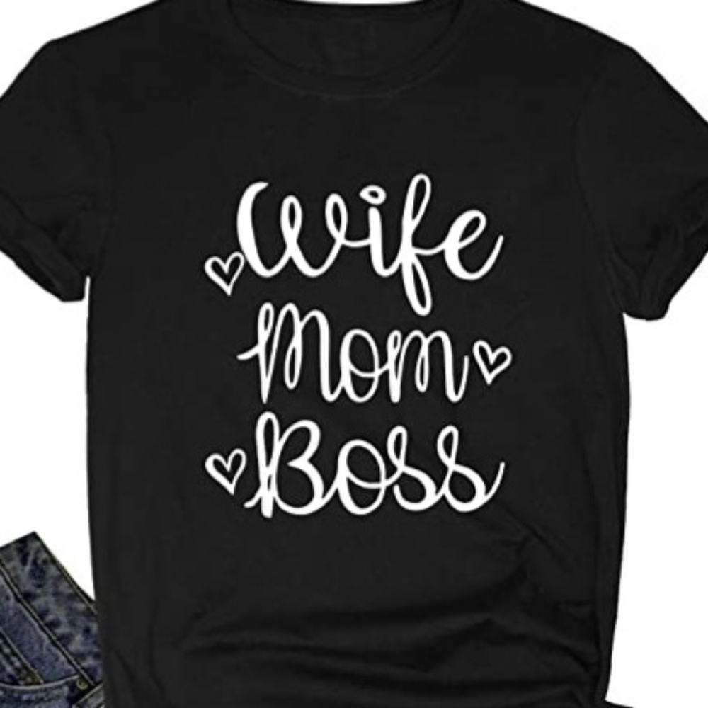 New wife mom boss tshirt up to 5XL unisex sizes